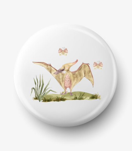 Button dinozaur pteranodon