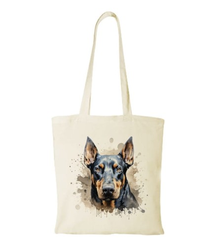 Torba bawełniana doberman