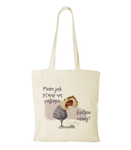 Torba bawełniana może jak stanę - mężczyzna