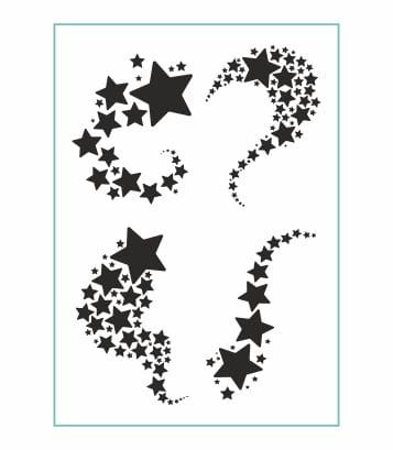 Sztuczne tatuaże z zestawem czarnych gwiazdek. Tatuaże zmywalne z gwiazdkami na ramię, przedramię, kark i kostkę.
