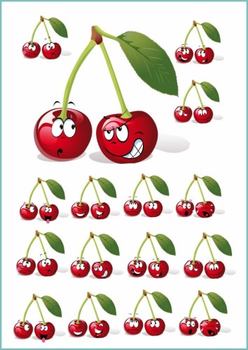 Tatuaże tymczasowe cherry expressions