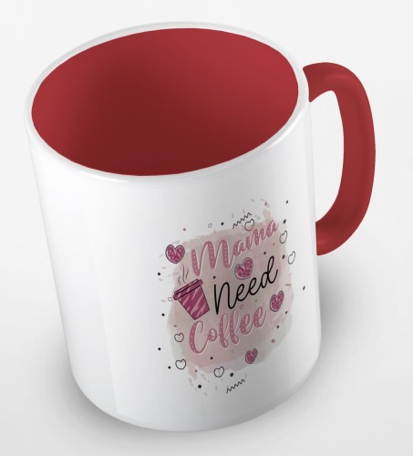 kolorowy kubek z grafiką mama need coffee - kolor czerwony.jpg