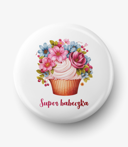 Button super babeczka