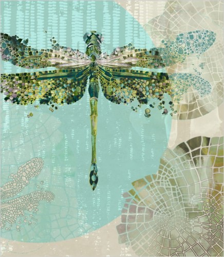 Próbka tapety dragonflies that fly
