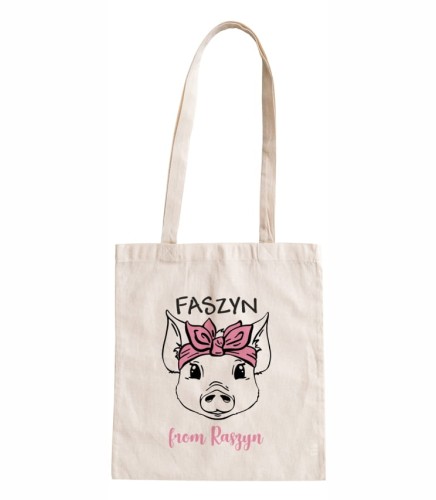 torba bawełniana z długimi uszami, z nadrukiem - faszyn from raszyn.jpg