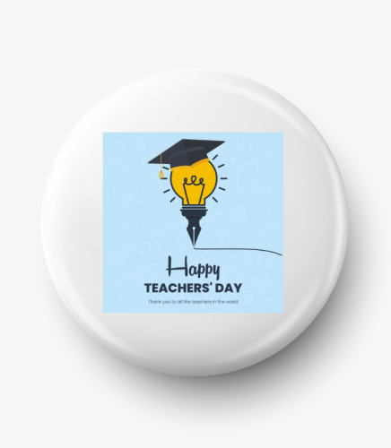 Button happy teachers' day