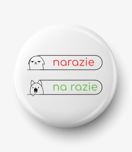 Button narazie na razie
