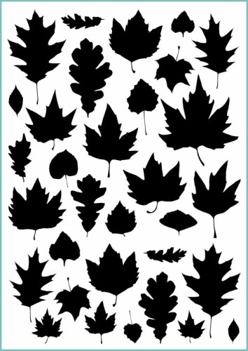 Tatuaże tymczasowe leaves silhouettes