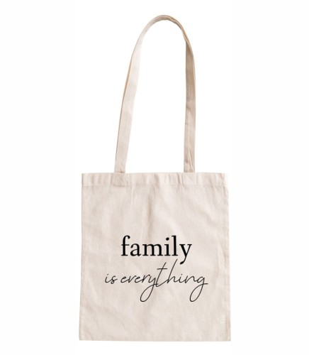torba bawełniana z długimi uszami, z nadrukiem - family is everything.jpg