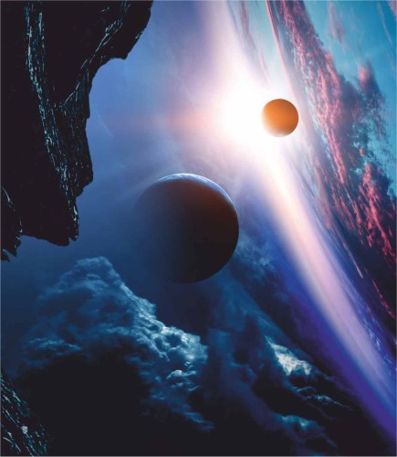 Próbka fototapety przestrzeń kosmiczna