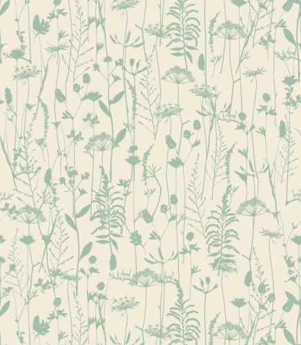 Próbka tapety polne kwiaty i zioła