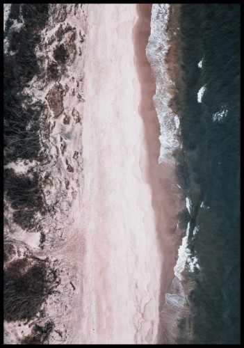 Nietypowe zdjęcie pięknego morza, wykonane w Mierzei Kurońskiej