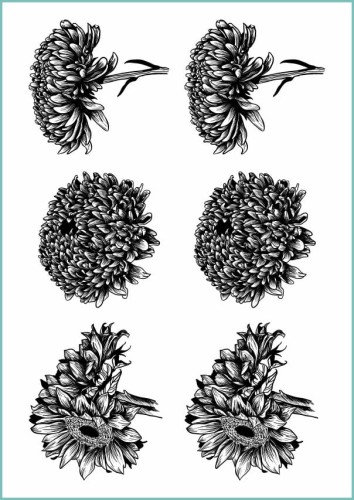 Tatuaże tymczasowe rośliny ogrodowe