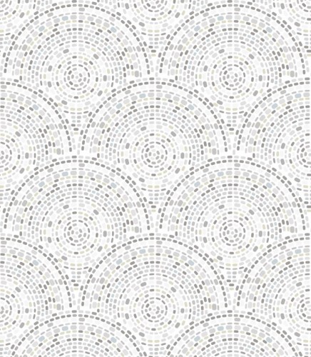 Próbka tapety mozaika z kółek