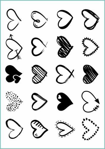 Tatuaże tymczasowe serca 01