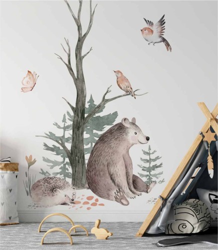 Niedźwiadek pod drzewkiem