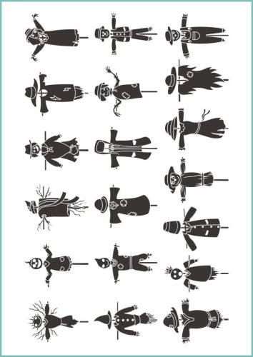 Tatuaże tymczasowe strach na wróble