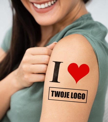 Tatuaż reklamowy z Twoim logo.
