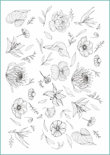 Tatuaże tymczasowe kwiaty 06