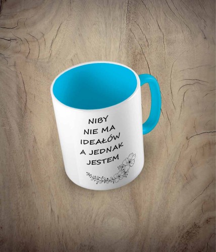Kubek Ideał - błękitny