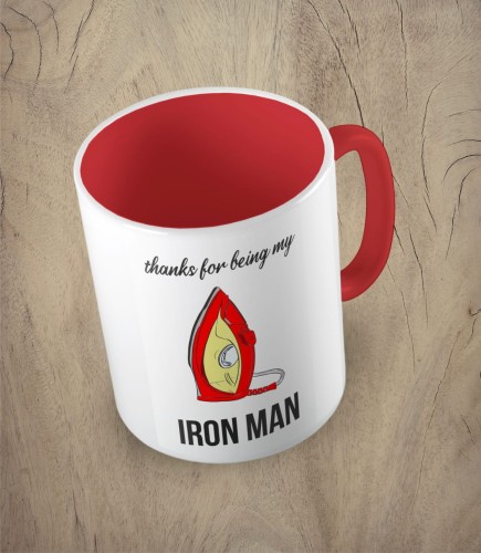 Czerwony kubek my iron man