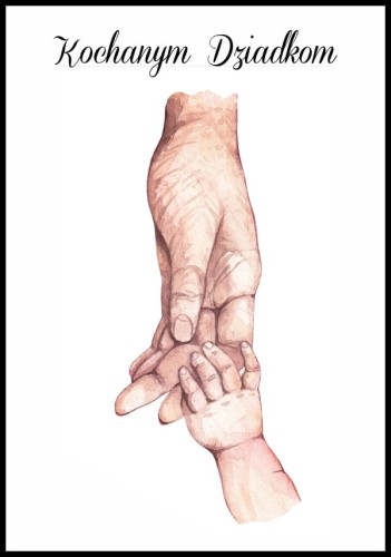 Plakat kochanym dziadkom