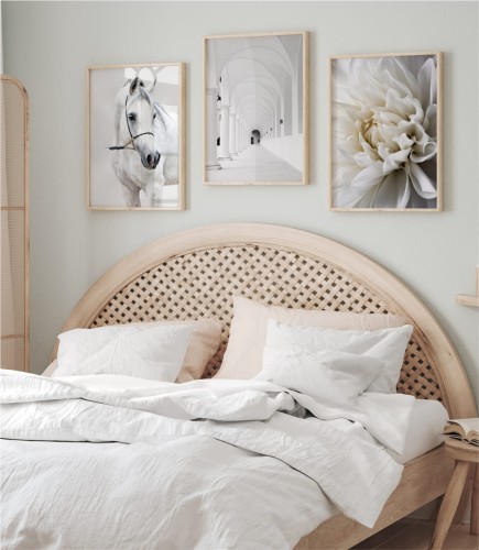 Zestaw plakatów łączy nas biel