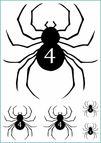 Naklejki na ciało ze znakiem pająka Ryodan, zbuntowanej subkultury wywodzącej się z Rosji