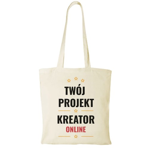 Torba z własnym nadrukiem kreator projektów