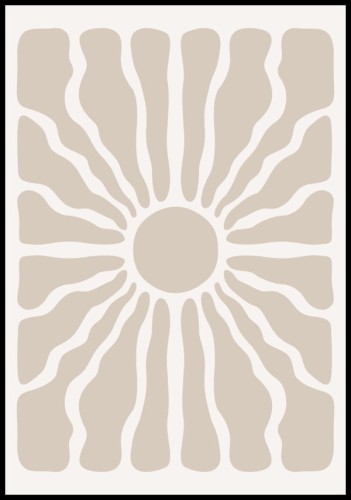 Plakat sunburst