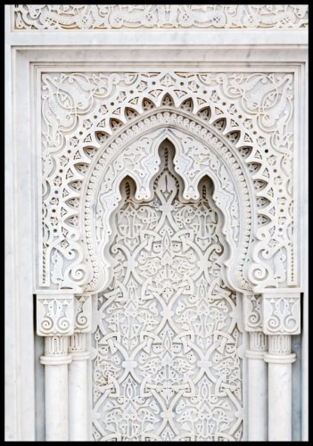 Plakat marokański wzor