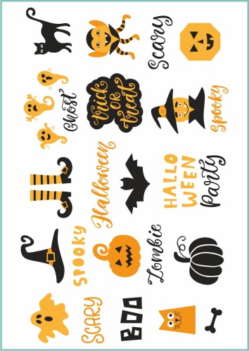 Tatuaż tymczasowy  Halloween 26