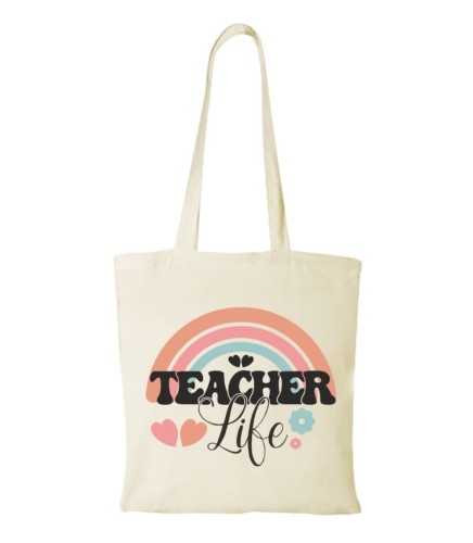 Torba bawełniana teacher life
