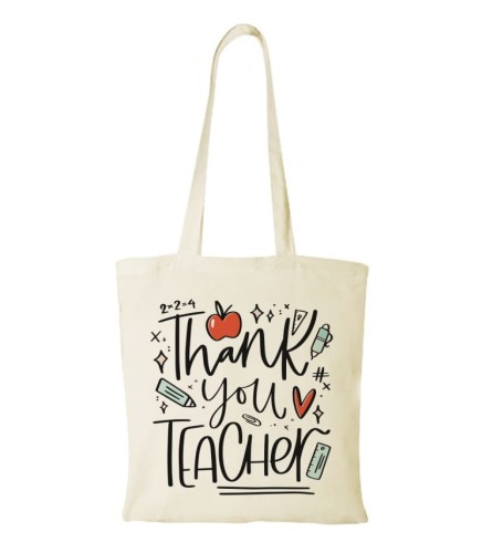 Torba bawełniana thank you teacher