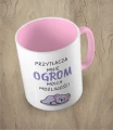 Różowy kubek ogrom możliwości koala