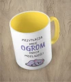Żółty kubek ogrom możliwości koala