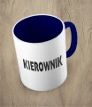 Granatowy kubek kierownik