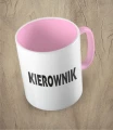 Różowy kubek kierownik