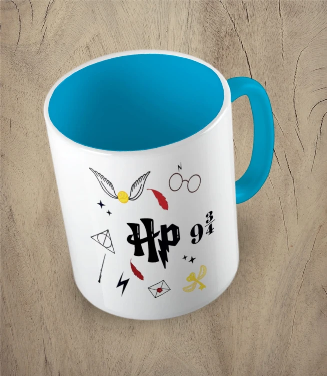 Błękitny kubek Harry Potter