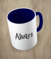 Granatowy kubek always