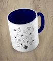 Granatowy kubek thunder glass insignia