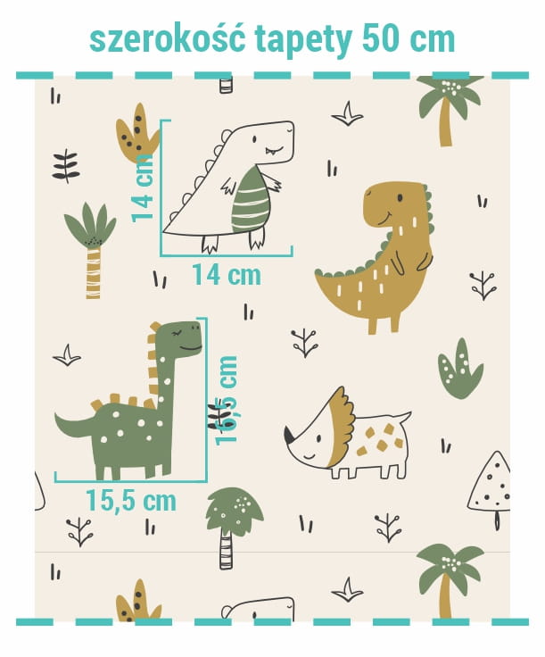 Wielkość dinozaurów na tapecie cute dinosaur