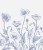 Tapeta blue and white poppies