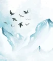 Fototapeta frozen landscape