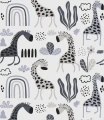 Tapeta cute grey giraffes