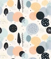 Tapeta abstract winter forest