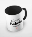 Czarny kubek jedyna taka babcia