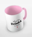 różowy kubek jedyny taki dziadek