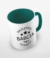 Ciemnozielony kubek najlepsza babcia na świecie
