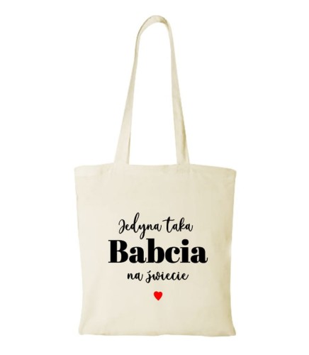 Torba bawełniana jedyna taka babcia